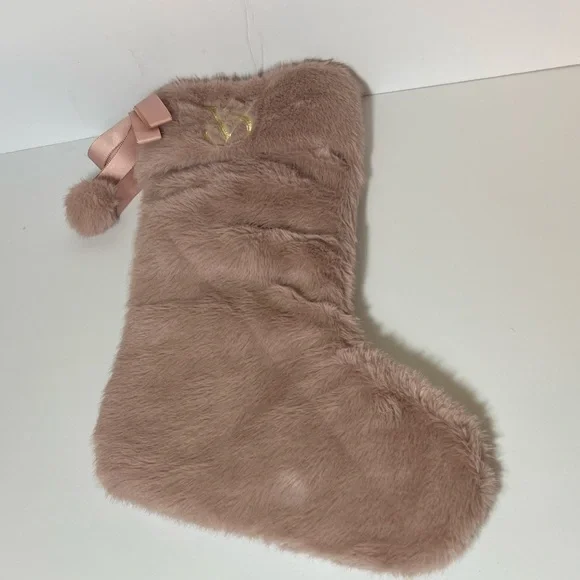 Victoria's Secret Pink Faux Fur Holiday Stocking - Picture 14 of 14